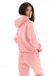 NATURAL SIDE BLUZA Z KAPTUREM BOXY JASNY RÓŻ - 4