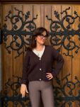 SWETER KARDIGAN OZDOBNE GUZIKI DAISY ESPRESSO - 3