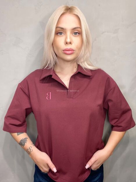 BY O LA LA! BLUZKA T-SHIRT POLO 