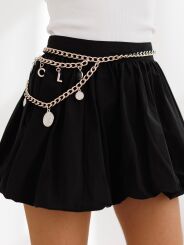 BY O LA LA! SPÓDNICA BOMBKA MINI CZARNA