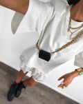 LA MILLA WISKOZOWY T-SHIRT OVERSIZE ŚMIETANA - 8