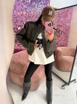 LA MILLA KURTKA BOMBER PREMIUM ECO SKÓRA KHAKI - 4