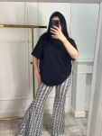 LA MILLA BLUZKA T-SHIRT OVERSIZE Z KIESZONKĄ CZARNA - 4
