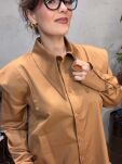 LADY DRAMA KOSZULA Z KARCZKIEM MUSZTARDA - 6