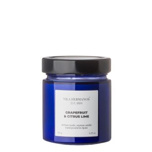 Grapefruit & Citrus Lime - Vila Hermanos - świeca zapachowa 150g - seria Apothecary Cobalt Blue