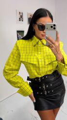 LA MILLA KOSZULA OVERSIZE KRATA MARGOT LIMONKA