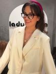 LADY DRAMA MARYNARKA BOW PANNA COTTA - 3