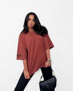 LA MILLA BLUZKA T-SHIRT AGRAFKA CEGLASTY