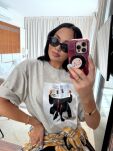 LA MILLA BLUZKA T-SHIRT GAZETA SZARY - 3