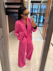 LA MILLA MARYNARKA Z SZEŚCIOMA GUZIKAMI HOT PINK/AMARANT