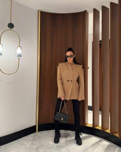 LA MILLA MARYNARKA Z ODKRYTYMI RAMIONAMI BRĄZ