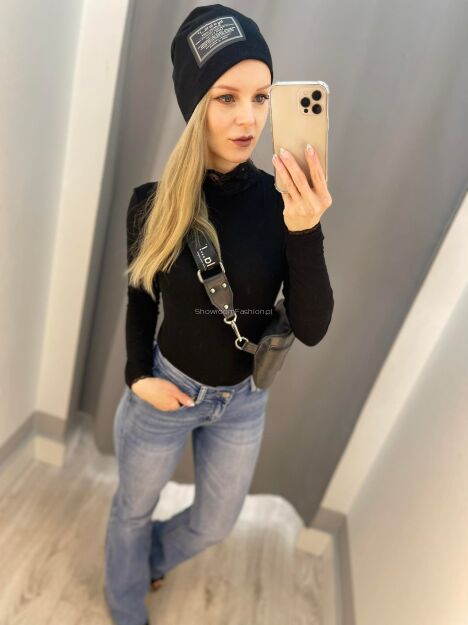 BY O LA LA ! BODY Z KORONKĄ CZARNE