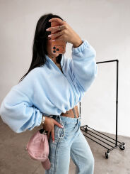 OLAVOGA BLUZA POLAR SOFTI NIEBIESKA