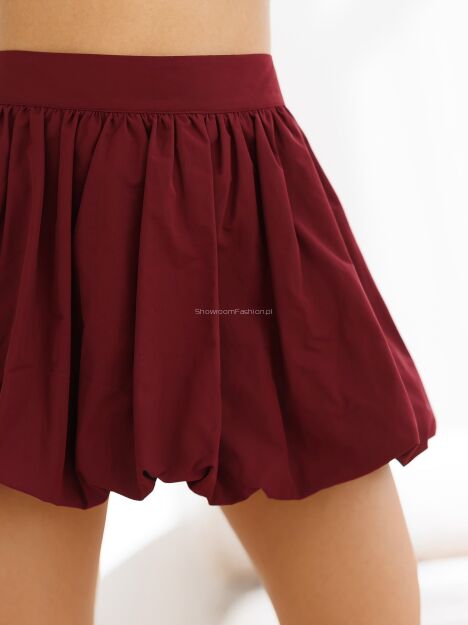 BY O LA LA! SPÓDNICA BOMBKA MINI MERLOT (BORDO)