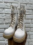 BY O LA LA...! BUTY BOTKI SKÓRZANE ZAMSZ KLAMRA GOŁĘBIE - 6