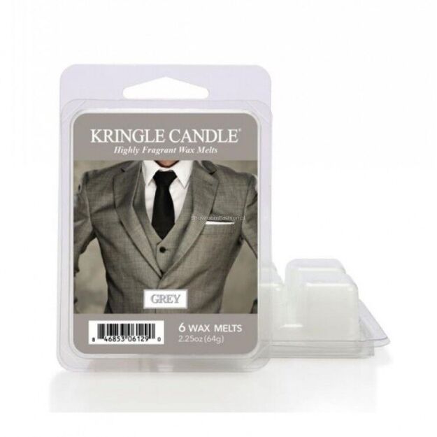 Grey - Kringle Candle - wosk zapachowy 64 gram