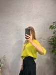 SWETER DAMSKI OVERSIZE Z KRÓTKIMI RĘKAWAMI KAKTUS - 2