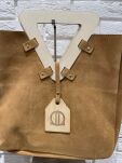 BY O LA LA !  TOREBKA SHOPPER Z DREWNIANĄ RĄCZKĄ CAMEL - 2
