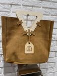 BY O LA LA !  TOREBKA SHOPPER Z DREWNIANĄ RĄCZKĄ CAMEL - 3