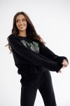 BY O LA LA! DRESOWA BLUZA OVERSIZE LOL CZERŃ/ZIELEŃ (MATCHA) - 3