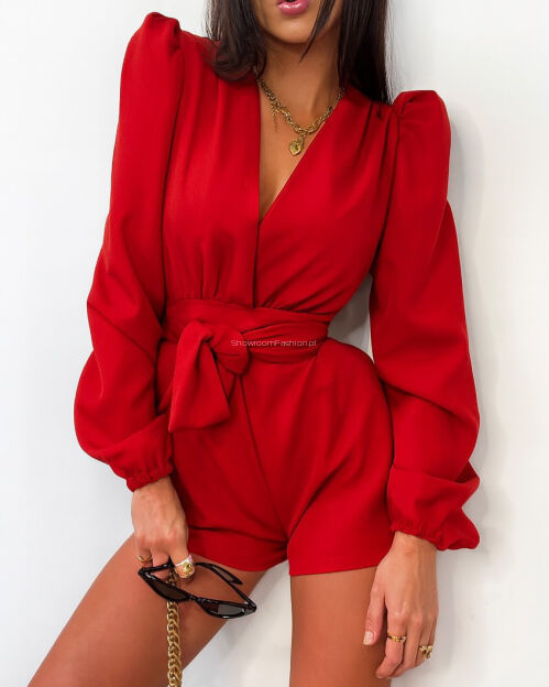 LA MILLA KOMBINEZON KOPERTOWY CZERWONY