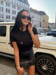 LA MILLA T-SHIRT KOKARDKI CZARNY - 3