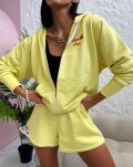 LA MILLA KOMPLET DRESOWY SPODENKI + BLUZA ŻÓŁTY - 5