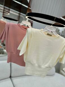 SEMPRE SWETER AURORA Z PODUSZKAMI ŚMIETANA