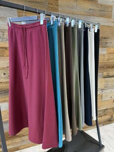 BY O LA LA! DRESOWA SPÓDNICA MAXI STONE (TAUPE)