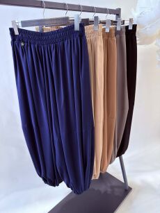 BY O LA LA...! LEJĄCE SPODNIE ALLADYNKI STAR SZARE/FANGO