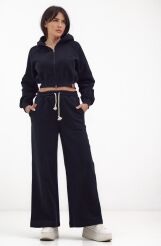 NATURAL SIDE KOMPLET DRESOWY SPODNIE + BLUZA CZARNY