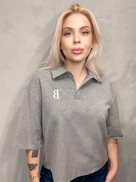 BY O LA LA! BLUZKA T-SHIRT POLO 