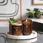 Incense & Myrrh - WoodWick - średnia świeca zapachowa z drewnianym knotem - ReNew Collection - 2