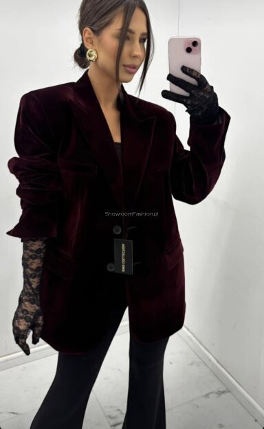 EMO MARYNARKA WELUROWA BORDO