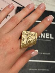 PIERŚCIONEK GOLDEN ABSTRACT ZŁOTY