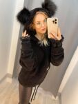BY O LA LA! BLUZA Z ODPINANYMI USZAMI CZARNA - 2