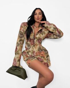 LA MILLA MARYNARKA ROSALIA Z SUWAKIEM MULTICOLOR/RÓŻ