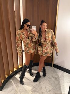 LA MILLA MARYNARKA ROSALIA Z SUWAKIEM MULTICOLOR/RÓŻ