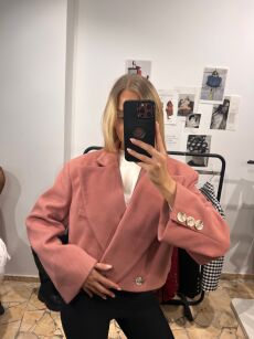 SEMPRE MARYNARKA KRÓTKA MAEVE SZRTUKS MALINOWA