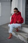 LAVESTINO BLUZA HOODIE BROOKLYN CZERWONA - 2