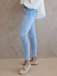 BY O LA LA! SPODNIE JEANSY SKINNY PUSH UP NIEBIESKIE - 2