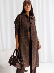 BY O LA LA! MELANŻOWY PŁASZCZ CZEKOLADA (CHOCOMUS)