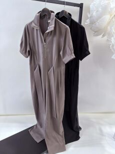 BY O LA LA...! KOMBINEZON Z PASKIEM CZARNY