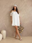 BY O LA LA! SUKIENKA HISZPANKA AITANA OFF WHITE - 3