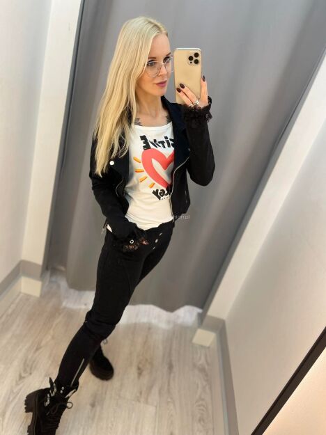 BY O LA LA ! SPODNIE DRESOWE Z GUZIKAMI CZARNE