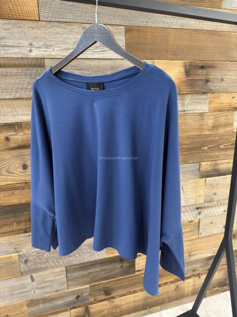 BY O LA LA! BLUZKA NIETOPERZ EMILY GRANAT (DENIM)