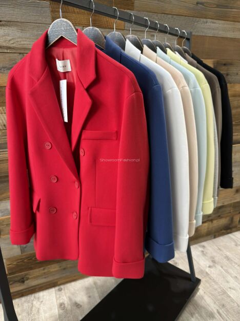 BY O LA LA! MARYNARKA DWURZĘDOWA MADISON CZARNA