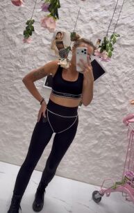 LA MILLA LEGGINSY FIGI CZARNE