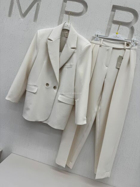 SEMPRE DŁUGA MARYNARKA GŁADKA JASNY BEŻ