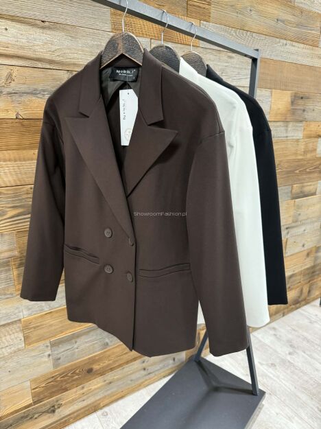 BY O LA LA! MARYNARKA DWURZĘDOWA ALICE CZEKOLADA (CHOCOMUS)